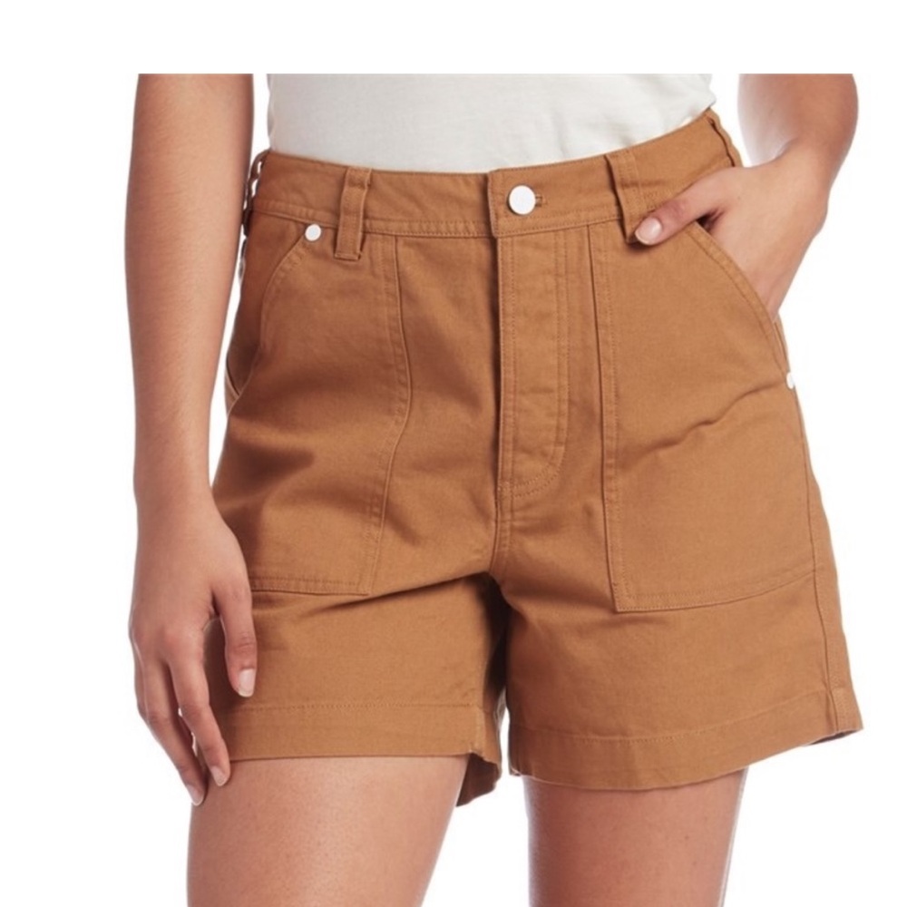 TOPO DESIGNS Work Chore Duck Canvas Shorts - Khaki